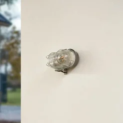 PRIOS Terrassebelysning|Væglamper > udendørs væglampe Kirgo, grå, plast, IP44