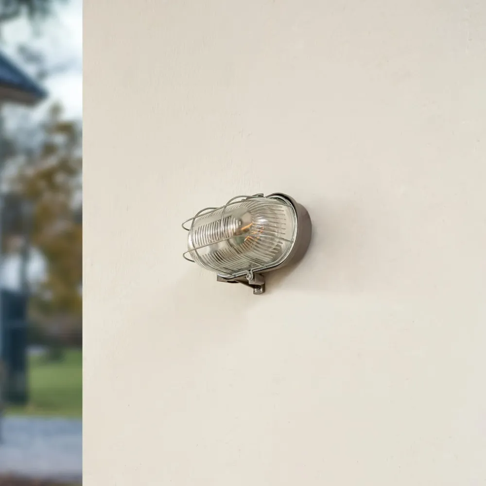 PRIOS Terrassebelysning|Væglamper > udendørs væglampe Kirgo, grå, plast, IP44