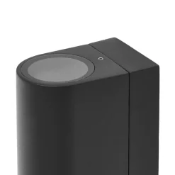 PRIOS Væglampe Med Sensor|Væglamper > udendørs væglampe Tetje, sort, rund, sensor