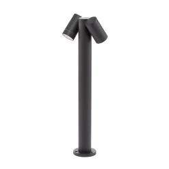 PRIOS Terrassebelysning|Gadebelysning > vejlampe Tulimar, 2 lyskilder, 60 cm, metal, IP65