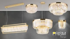 Væglamper ^ ORION Prism LED-væglampe med up- and downlight, krom