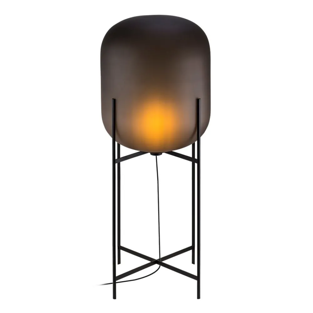 pulpo Gulvlamper > gulvlampe Oda In Between, røggrå ætset/sort