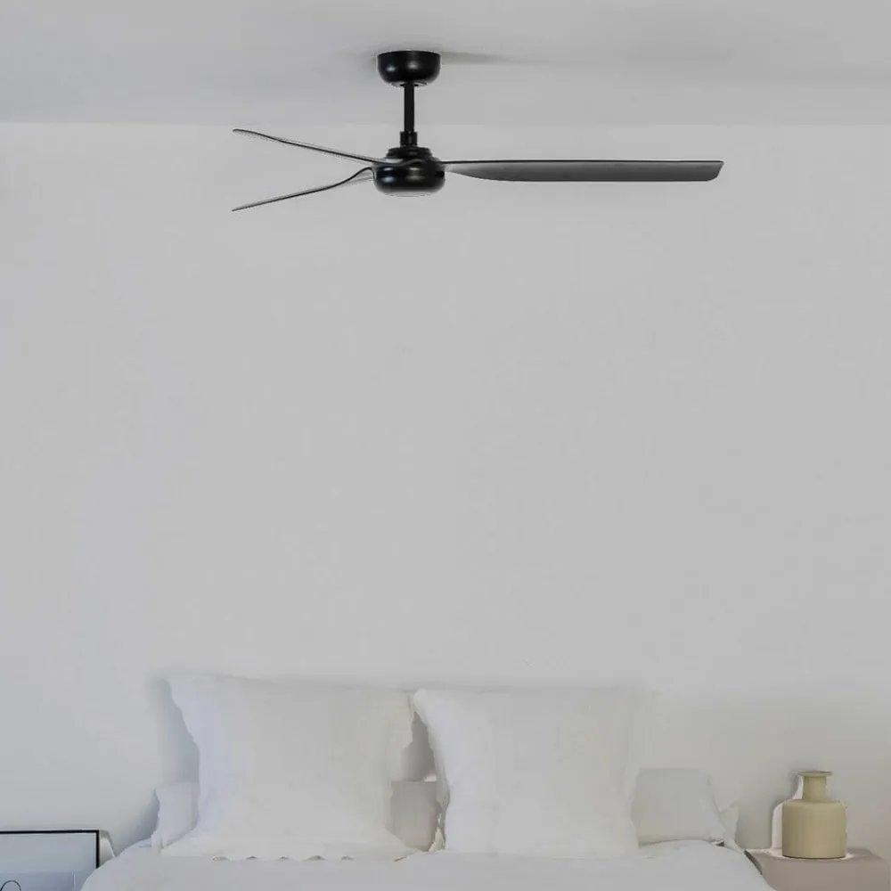 Loftventilatorer ^ FARO BARCELONA Punt M loftventilator, DC, 3 vinger, sort