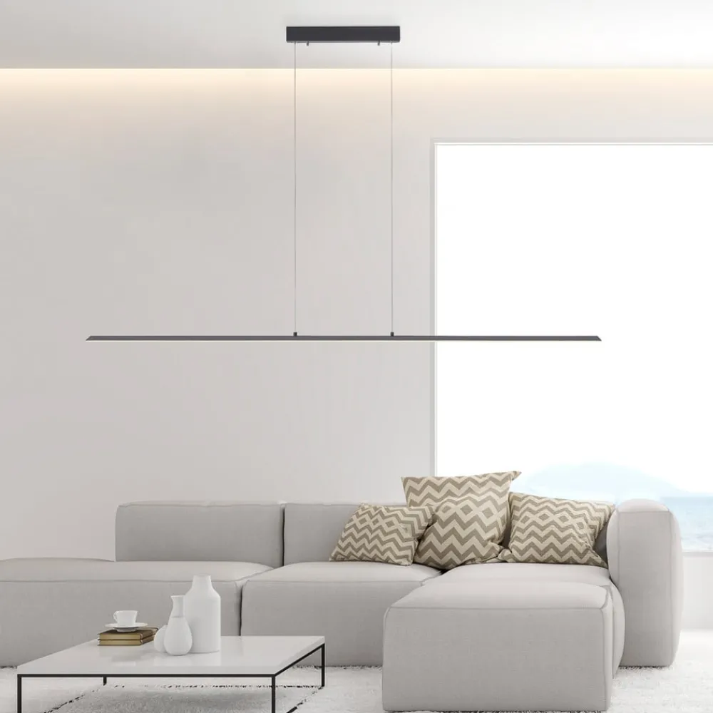 PURE Pendellamper > LED hængelampe Lite, antracit, 160 cm, CCT, dæmpbar