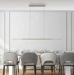 PURE Pendellamper > LED hængelampe Overflade, bronze 160 cm aluminium 3.000 K