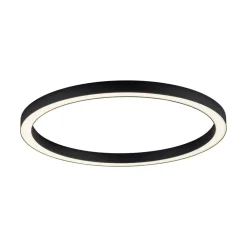 Loftlamper|Loftlamper ^ PURE LED-loftlampe Lines, Ø 70 cm, antracit, CCT, fjernbetjening