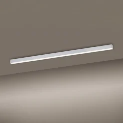 PURE Loftlamper|Loftlamper > LED-loftlampe Lines, 110 cm, sølv, CCT, fjernbetjening
