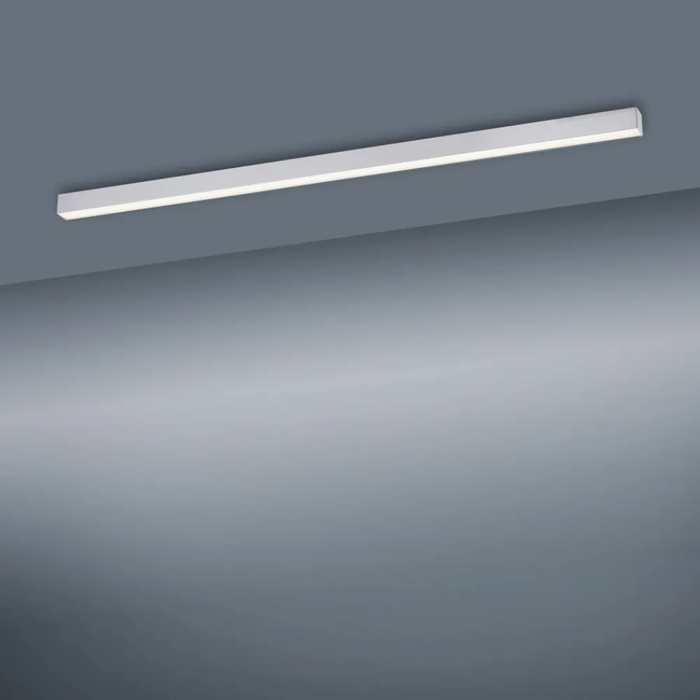 PURE Loftlamper|Loftlamper > LED-loftlampe Lines, 110 cm, sølv, CCT, fjernbetjening