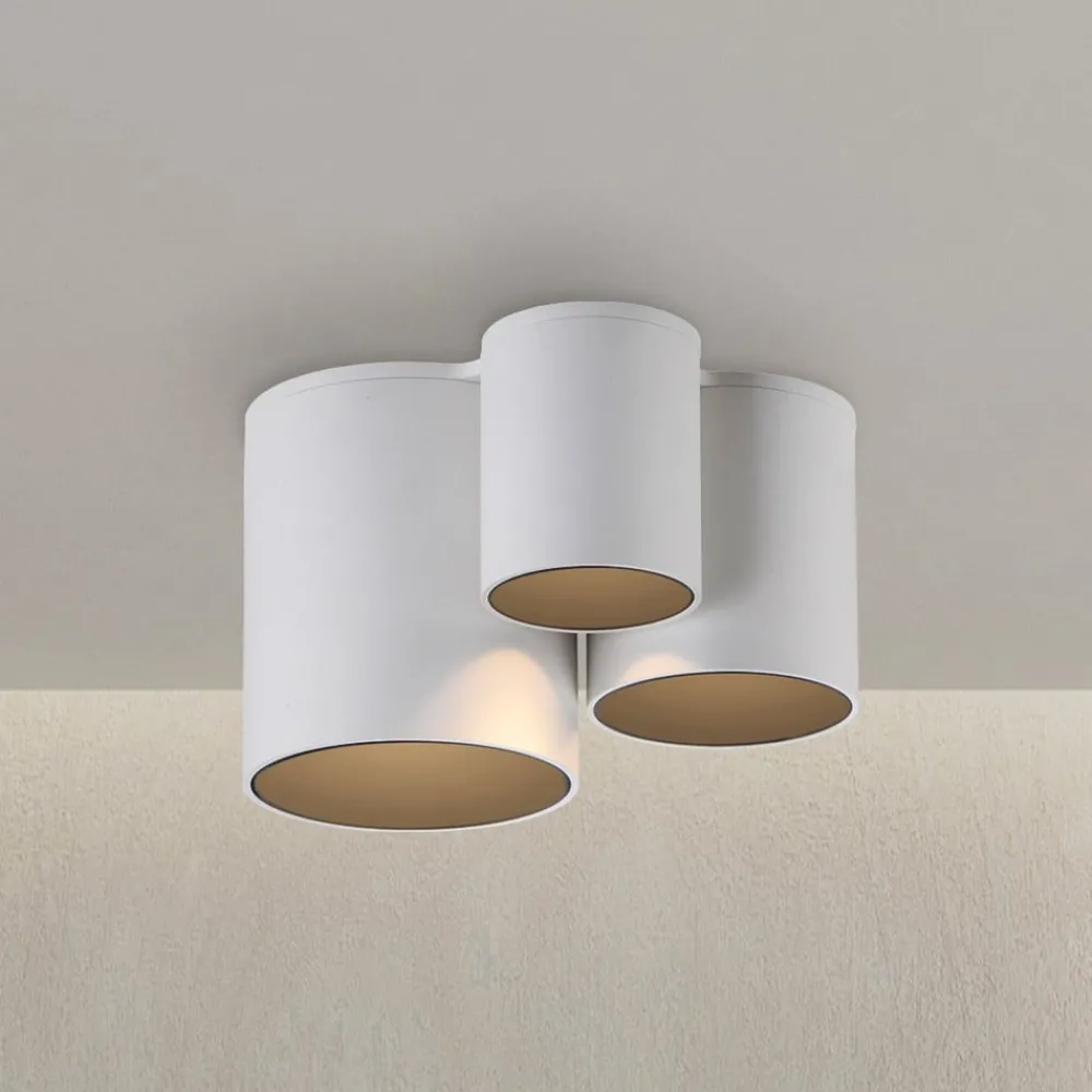 PURE Loftlamper > LED-loftlampe til badeværelset Point, hvid, længde 18 cm, 3 lyskilder