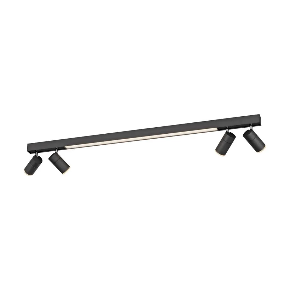 PURE Loftlamper > LED-loftslampe Lines, 120 cm, antracit, fjernbetjening