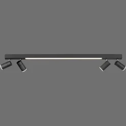 PURE Loftlamper > LED-loftslampe Lines, 120 cm, antracit, fjernbetjening
