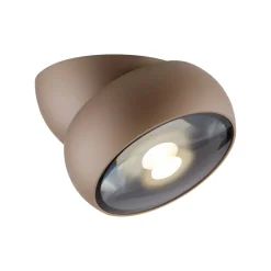 PURE Loftlamper|Spotlights > LED-loftspot Move, Ø 12 cm, bronzefarvet, metal/glas