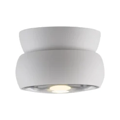 Loftlamper|Loftlamper ^ PURE LED-loftspot Move, hvid, Ø 12 cm, metal/glas