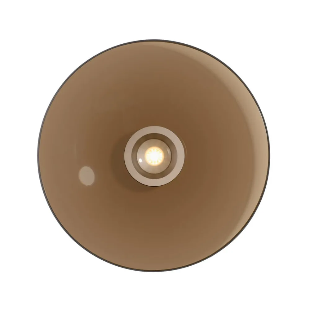 PURE Loftlamper|Loftlamper > loftlampe Moon, bronze, Ø 50 cm, glas/aluminium