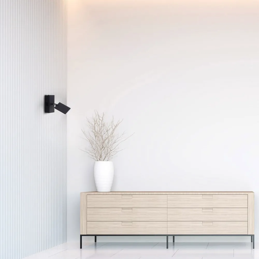 PURE Væglamper > Mira LED-væglampe med fjernbetjening CCT sort