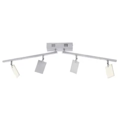 PURE Loftlamper > Mira loftlampe 4 lk, fjernbetjening CCT, alu