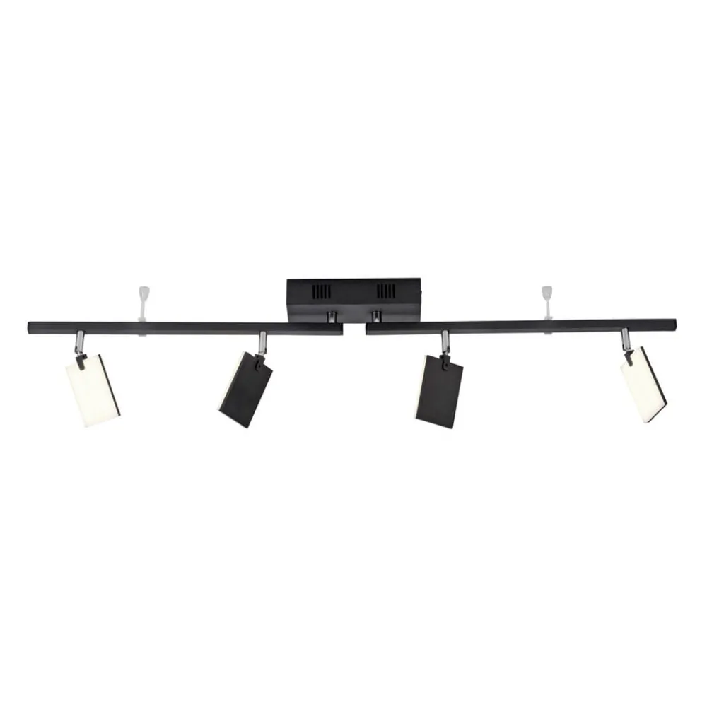 Loftlamper ^ PURE Mira loftlampe 4 lk, fjernbetjening CCT, sort