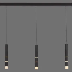 PURE Pendellamper > Vega LED-hængelampe, 3 cylindere, sort