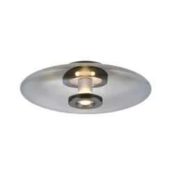PURE Loftlamper > Vitrum LED loftlampe, grå, glas/aluminium, Ø 45 cm
