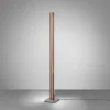Quitani Gulvlamper|Gulvlamper > Elis LED-gulvlampe, valnød/nikkel