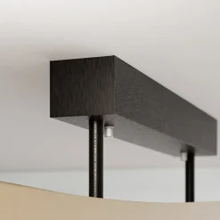 Quitani Loftlamper > LED-loftslampe Lian, messing, sort