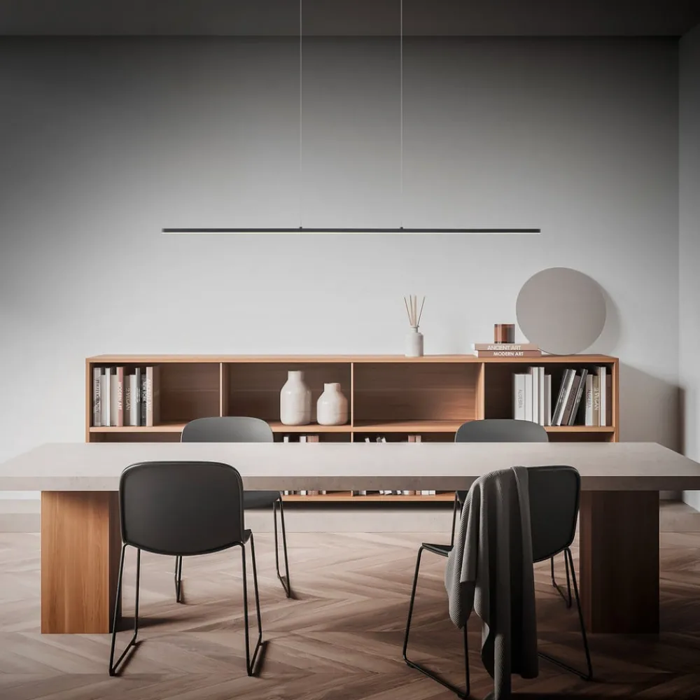 Quitani Pendellamper|Pendellamper > LED-pendel Margita, længde 118 cm, sort