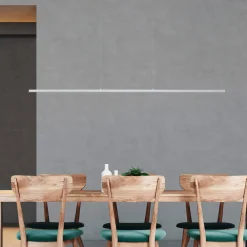 Quitani Pendellamper > LED-pendel Margita, længde 118 cm, sølv