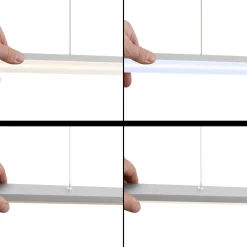Quitani Pendellamper > LED-pendel Margita, længde 118 cm, sølv