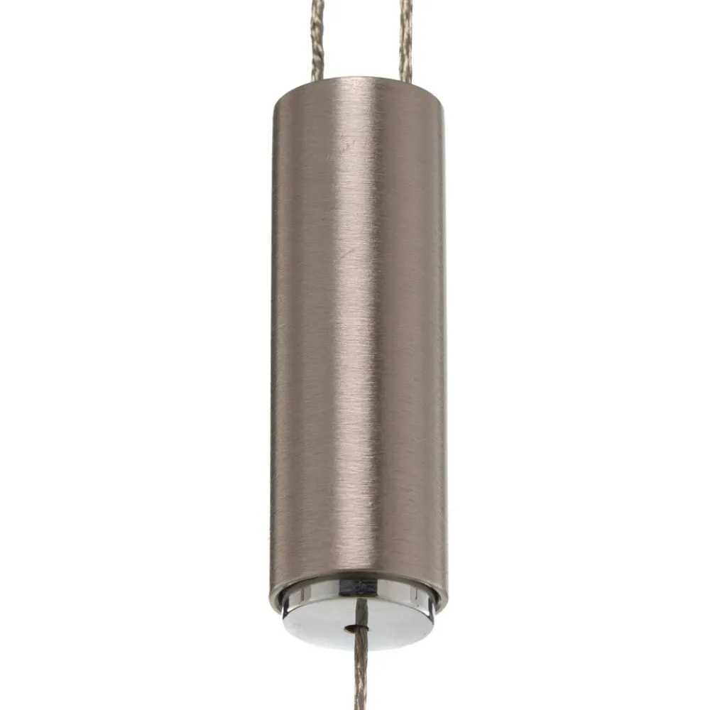 Quitani Pendellamper|Pendellamper > LED-pendel Tolu, nikkel, længde 118 cm