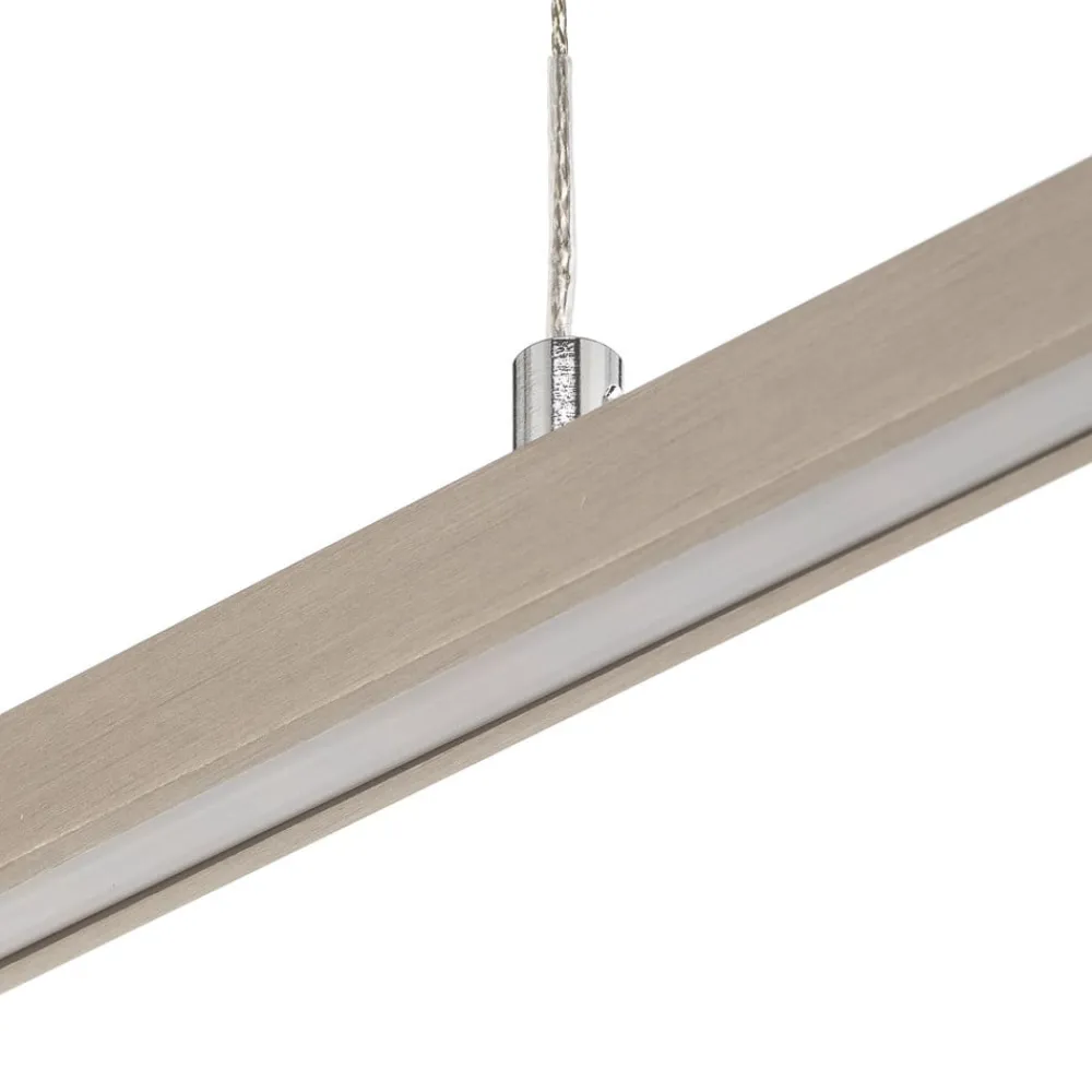 Quitani Pendellamper|Pendellamper > LED-pendel Tolu, nikkel, længde 118 cm
