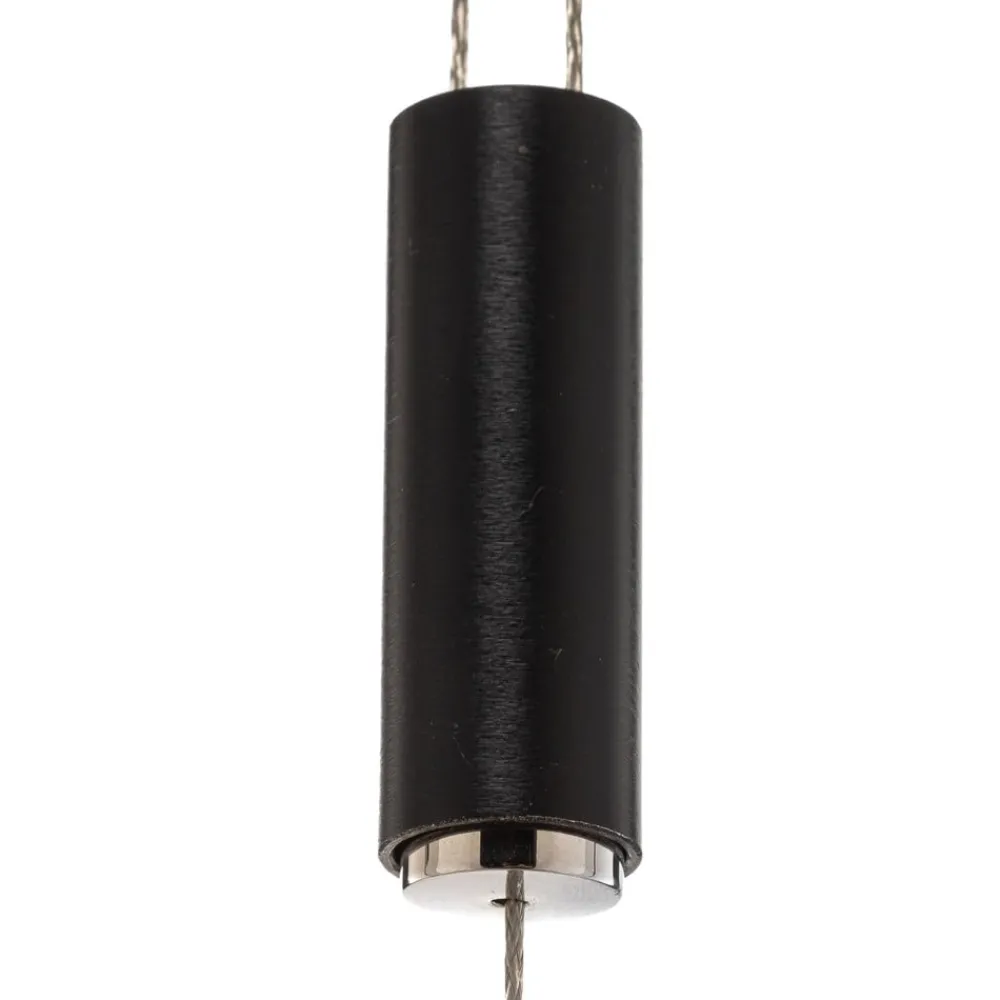 Pendellamper ^ Quitani LED-pendel Tolu, sort, længde 118 cm