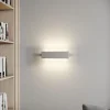 Quitani Væglamper > LED-væglampe Lole, aluminium, 59 x 29 cm, glas
