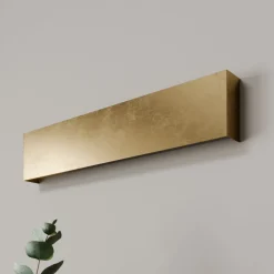 Quitani Væglamper|Væglamper > LED-væglampe Maja, guld antik, bredde 54 cm