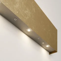 Quitani Væglamper|Væglamper > LED-væglampe Maja, guld antik, bredde 54 cm