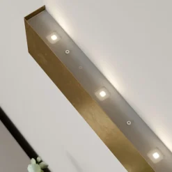 Quitani Væglamper|Væglamper > LED-væglampe Maja, guld antik, bredde 54 cm