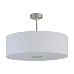 Quitani Loftlamper > -loftslampe Gala, Ø 50 cm, chintz-hvid