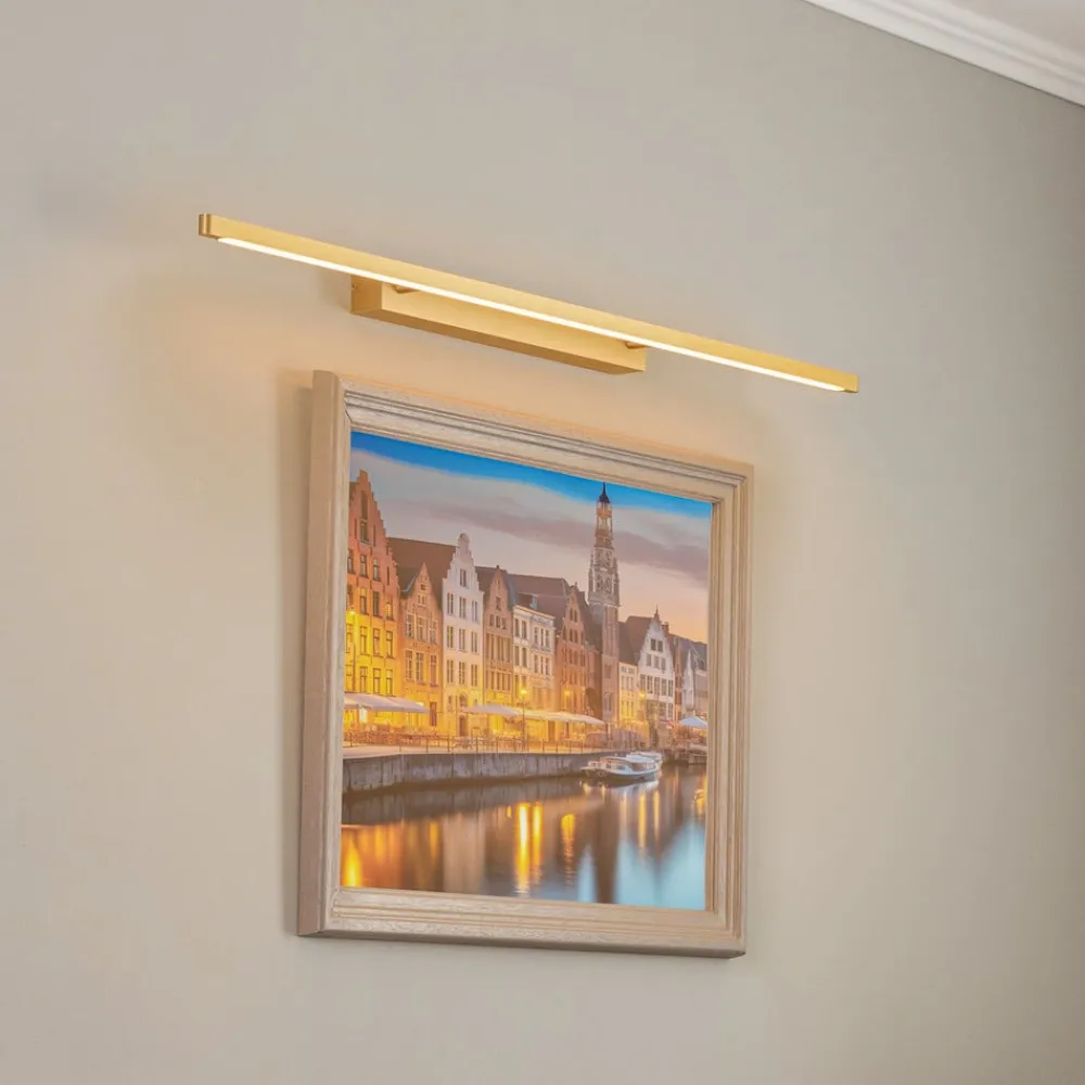 Quitani Væglamper > Talon LED-gallerilampe messing eloxal