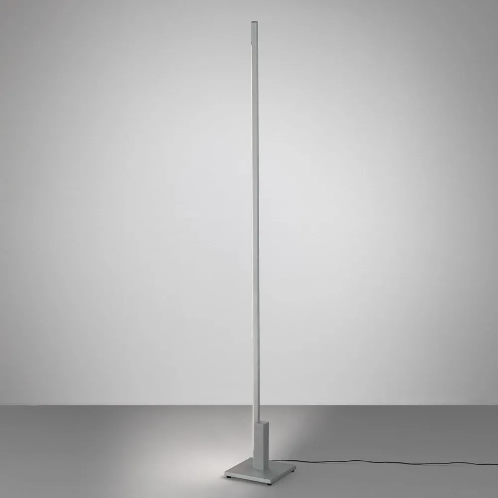 Quitani Gulvlamper > Talon LED-gulvlampe aluminium anodiseret natur