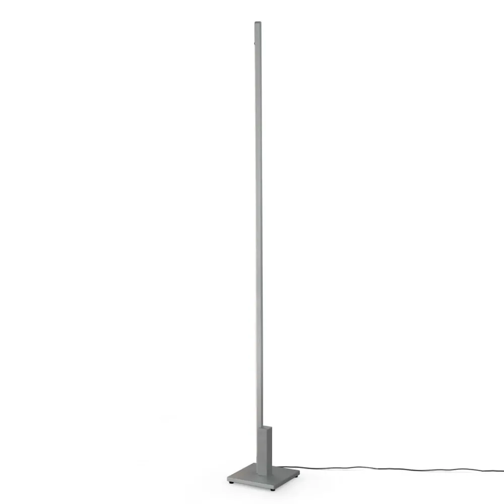 Quitani Gulvlamper > Talon LED-gulvlampe aluminium anodiseret natur