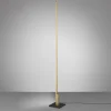 Quitani Gulvlamper|Gulvlamper > Talon LED-gulvlampe i anodiseret mat messing