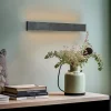 Væglamper ^ Quitani Zino LED-væglampe, 20W, skifer grå