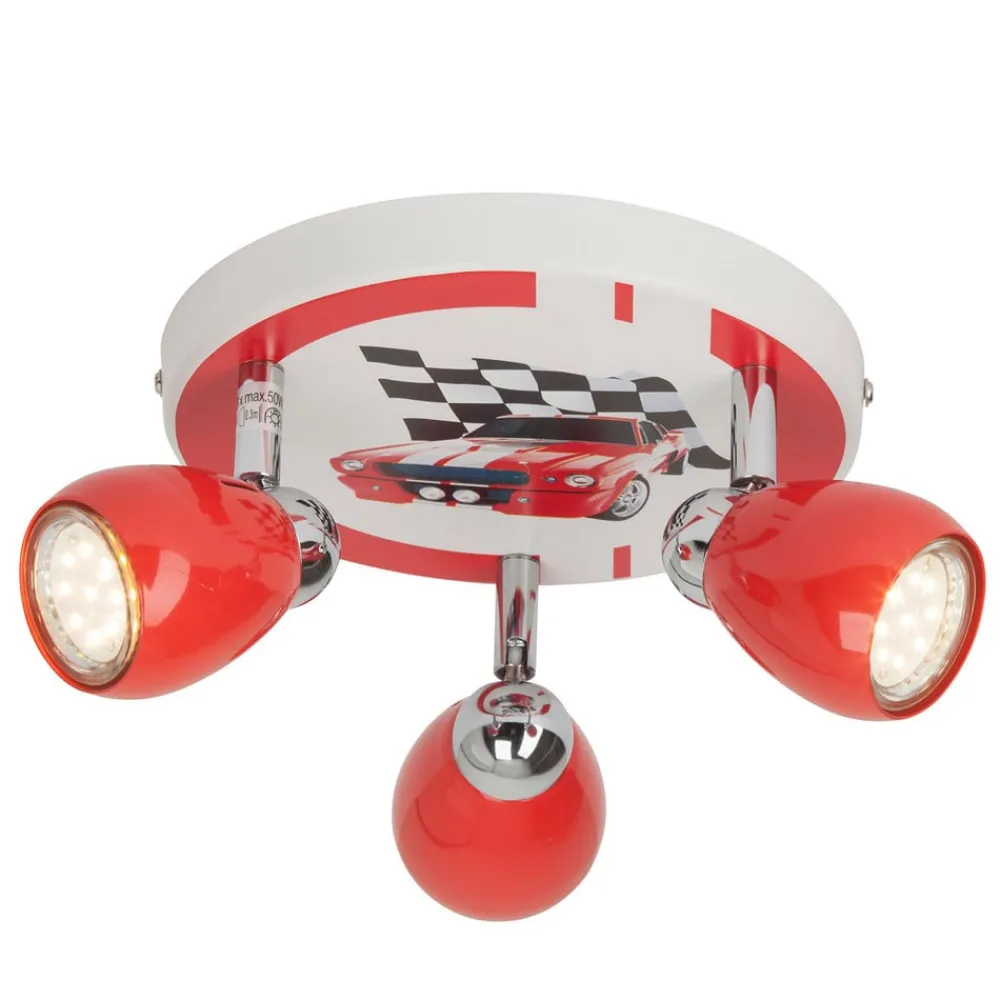 Loftlamper ^ Brilliant Racing LED-loftlampe med 3 lyskilder