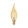 Radium Filament Pære > Essence Ambiente LED E14 2,5W vindstød guld