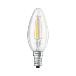 Radium Filament Pære > LED kertepære Essence, glødetråd, E14 4W, 827, 470lm