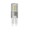 Dæmpbar Led-Pære ^ Radium LED Star PIN, klar, G9, 3W, 2.700K, 320lm, dæmpbar