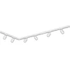 Briloner Skinnesystem > RAIL 230 V skinnesystem, hvid, 6 spots 2,25 m hjørnestik