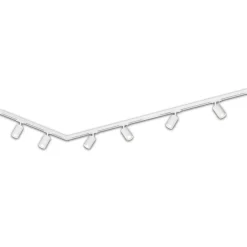 Briloner Skinnesystem > RAIL 230 V skinnesystem, hvid, 6 spots 2,25 m hjørnestik