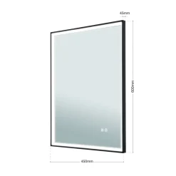 ORION Møbel Og Interiør > Ramme LED-spejl, 45 x 60 cm, CCT, antidug, dæmpbar