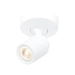 Freelight Loftlamper|Loftlamper > Razza loftspot, hvid, Ø 13 cm, metal