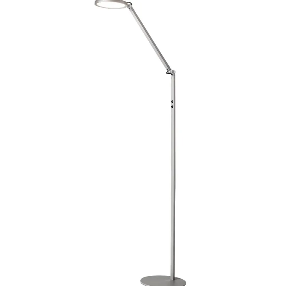 Fabas Luce Arbejdsrum/Kontor|Gulvlamper > Regina LED-gulvlampe, 1 lyskilde, aluminium